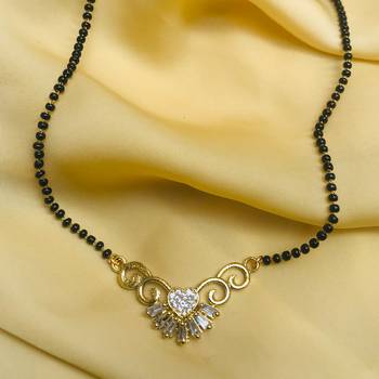 White mangalsutra 1