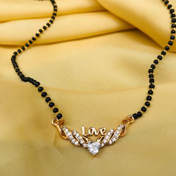 White mangalsutra 1