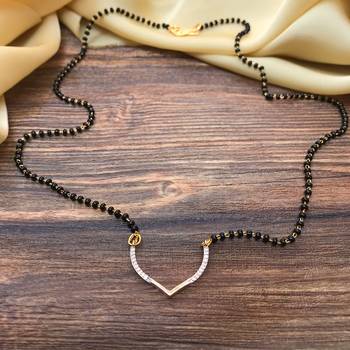 White mangalsutra 2