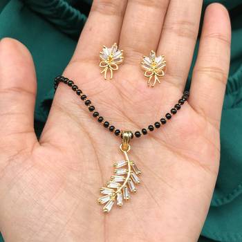 White mangalsutra 1