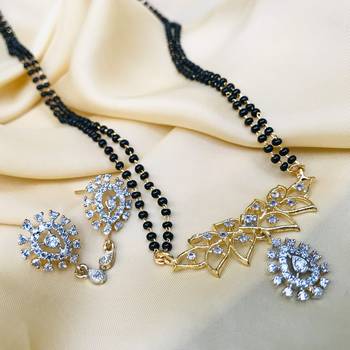 White mangalsutra 1