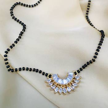 White mangalsutra 1