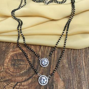 White mangalsutra 1