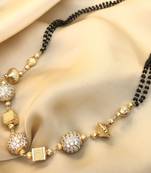 White mangalsutra