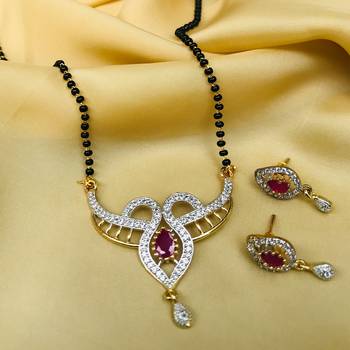 White mangalsutra 1