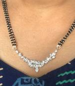 White mangalsutra