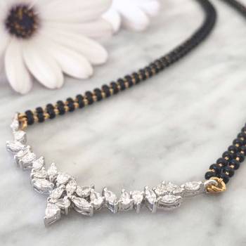 White mangalsutra 3
