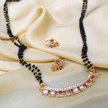 White mangalsutra 1