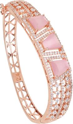 Pink cubic zirconia bangles-and-bracelets 1
