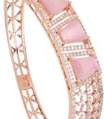 Pink cubic zirconia bangles-and-bracelets
