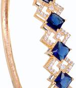 Blue cubic zirconia bangles-and-bracelets