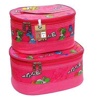 atorakushon Makeup Storage Box Vanity Cosmetic Necklace Organizer Jewellery Pouch for Women (Assorted Print and Color ) 1