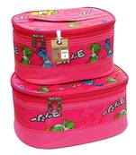 atorakushon Makeup Storage Box Vanity Cosmetic Necklace Organizer Jewellery Pouch for Women (Assorted Print and Color )