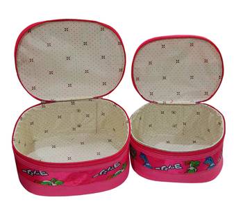 atorakushon Makeup Storage Box Vanity Cosmetic Necklace Organizer Jewellery Pouch for Women (Assorted Print and Color ) 5