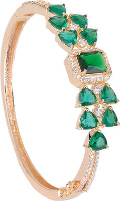 Green cubic zirconia bangles-and-bracelets 1