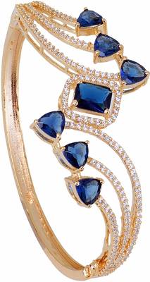 Blue cubic zirconia bangles-and-bracelets 1