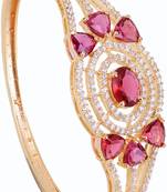 Multicolor cubic zirconia bangles-and-bracelets