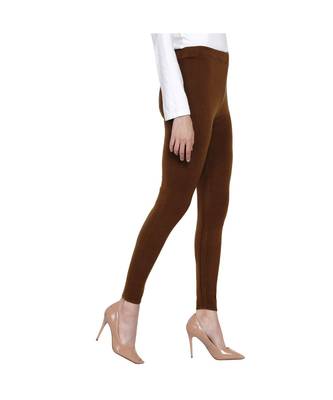women brown winter acrylic warm bottomwear 6