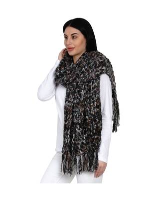 women multicolour acrylic winter scarf 1