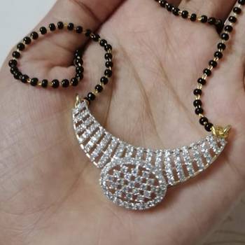 White mangalsutra 1