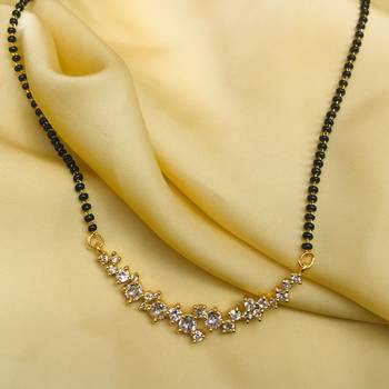 White mangalsutra 1