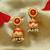 Pink jhumkas