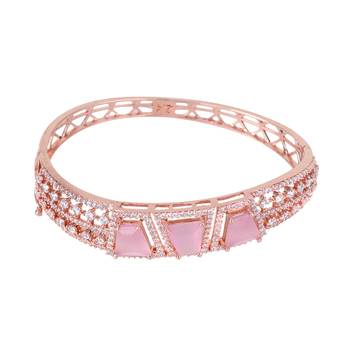 Pink cubic zirconia bangles-and-bracelets 2