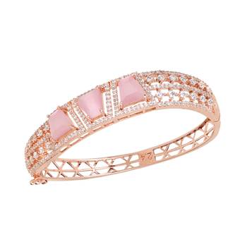 Pink cubic zirconia bangles-and-bracelets 3