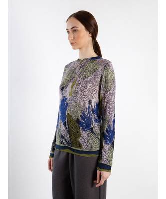 Printed Cashmere Sweater 2