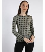 Printed Cashmere Sweater