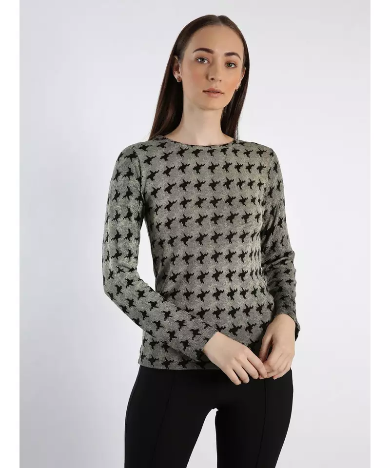 Printed Cashmere Sweater