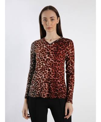 Animal printed Cashmere Sweater 1