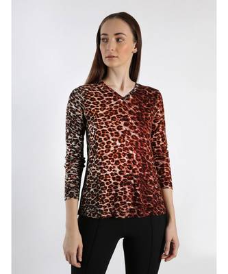 Animal printed Cashmere Sweater 2