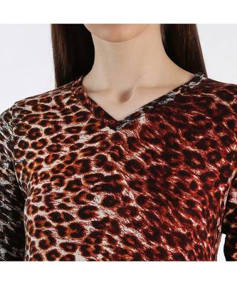 Animal printed Cashmere Sweater 3