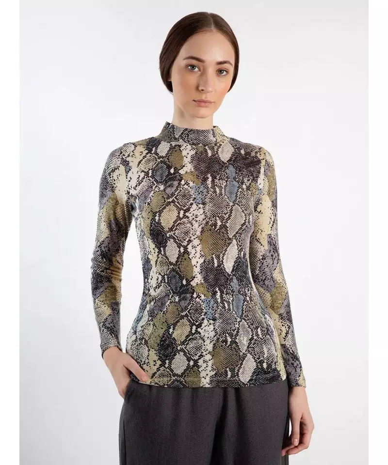 Printed Cashmere Sweater