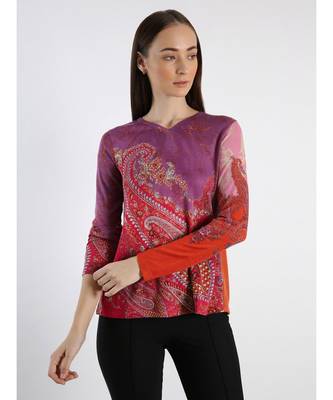 Printed Cashmere Sweater 1