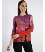 Printed Cashmere Sweater