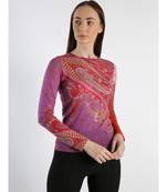 Printed Cashmere Sweater