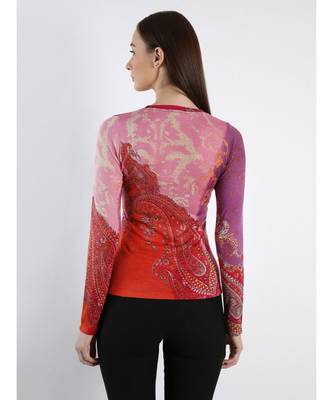 Printed Cashmere Sweater 2