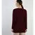 V neckline Cashmere Tunic Fit Sweater