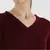 V neckline Cashmere Tunic Fit Sweater