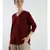 V neckline Cashmere Tunic Fit Sweater