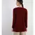 V neckline Cashmere Tunic Fit Sweater
