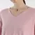 V neckline Cashmere Tunic Fit Sweater