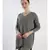 V neckline Cashmere Tunic Fit Sweater