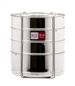 KCL Stainless Steel Cooker Separator Suitable for 12 litres Prestige Cooker Outer Lid (4 Containers with Lifters)