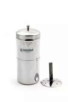 Coconut Stainless Steel South Indian Sytle Coffee Filter - 250 ML (4 Cups)