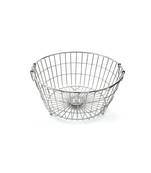 KCL Stainless Steel Round Utensil Draining Basket/Kuda - 1 Unit (W - 52Cm x H - 24Cm)