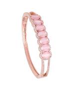 Pink cubic zirconia bangles-and-bracelets