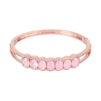 Pink cubic zirconia bangles-and-bracelets 3